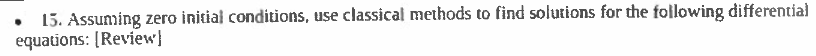Solved Please solve both of these problem. I dont have any | Chegg.com
