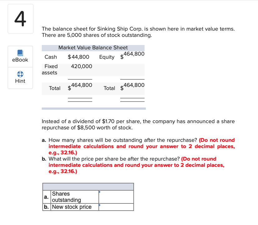 solved-4-the-balance-sheet-for-sinking-ship-corp-is-shown-chegg