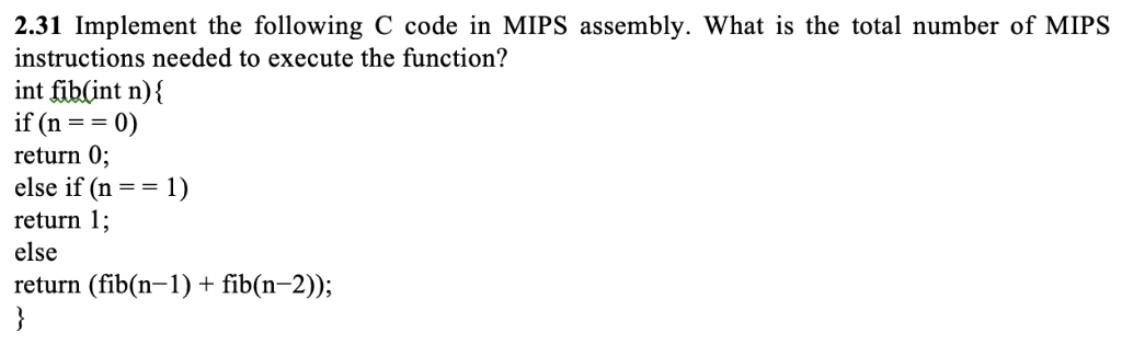 how to write c code into mips assemby