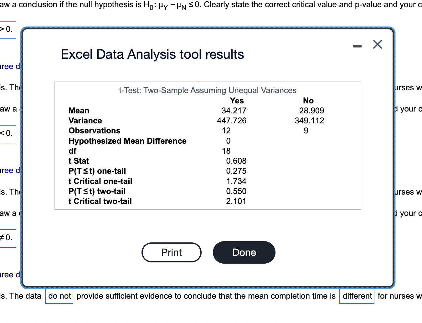 Solved Analysis Tool Results Are Provided. Complete Parts A | Chegg.com