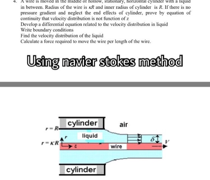 Solved 4. A wire is moved in the middle of hollow, | Chegg.com