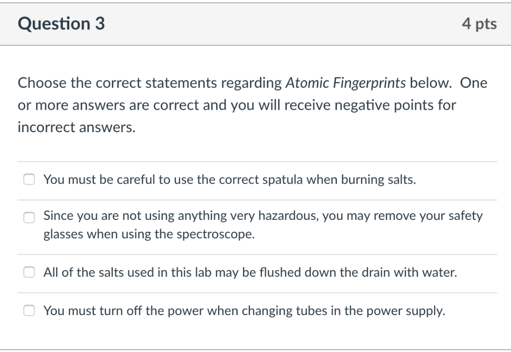Solved Question 3 4 pts Choose the correct statements | Chegg.com