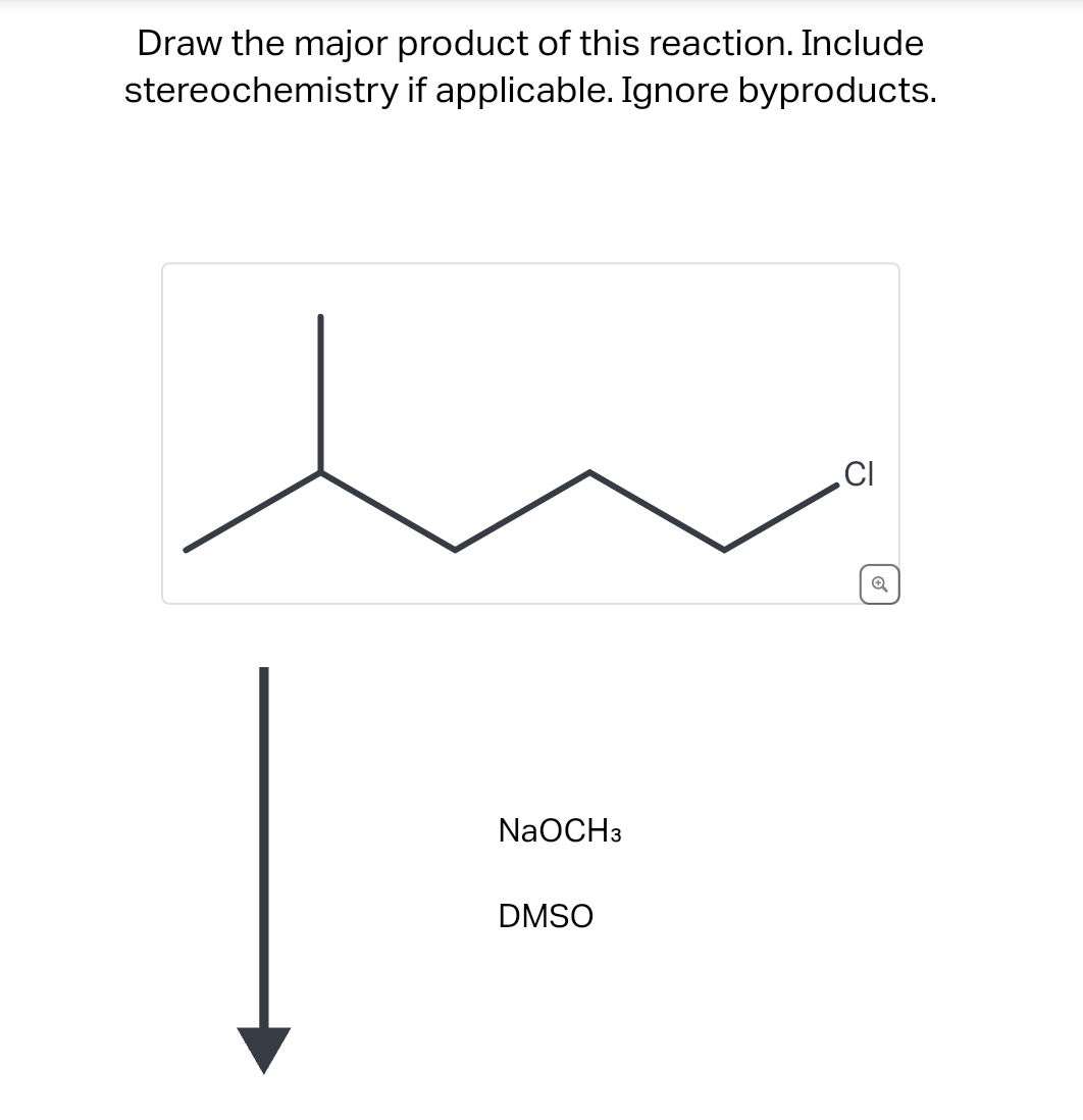 Solved Draw the major product of this reaction. Include | Chegg.com