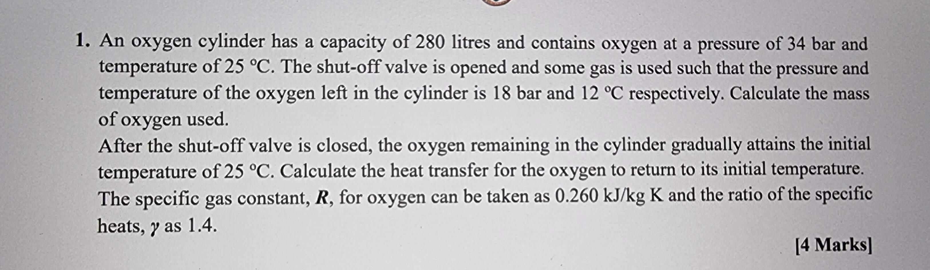Calculating Oxygen Capacity Of Cylinder And It’S Lifespan – ENCK