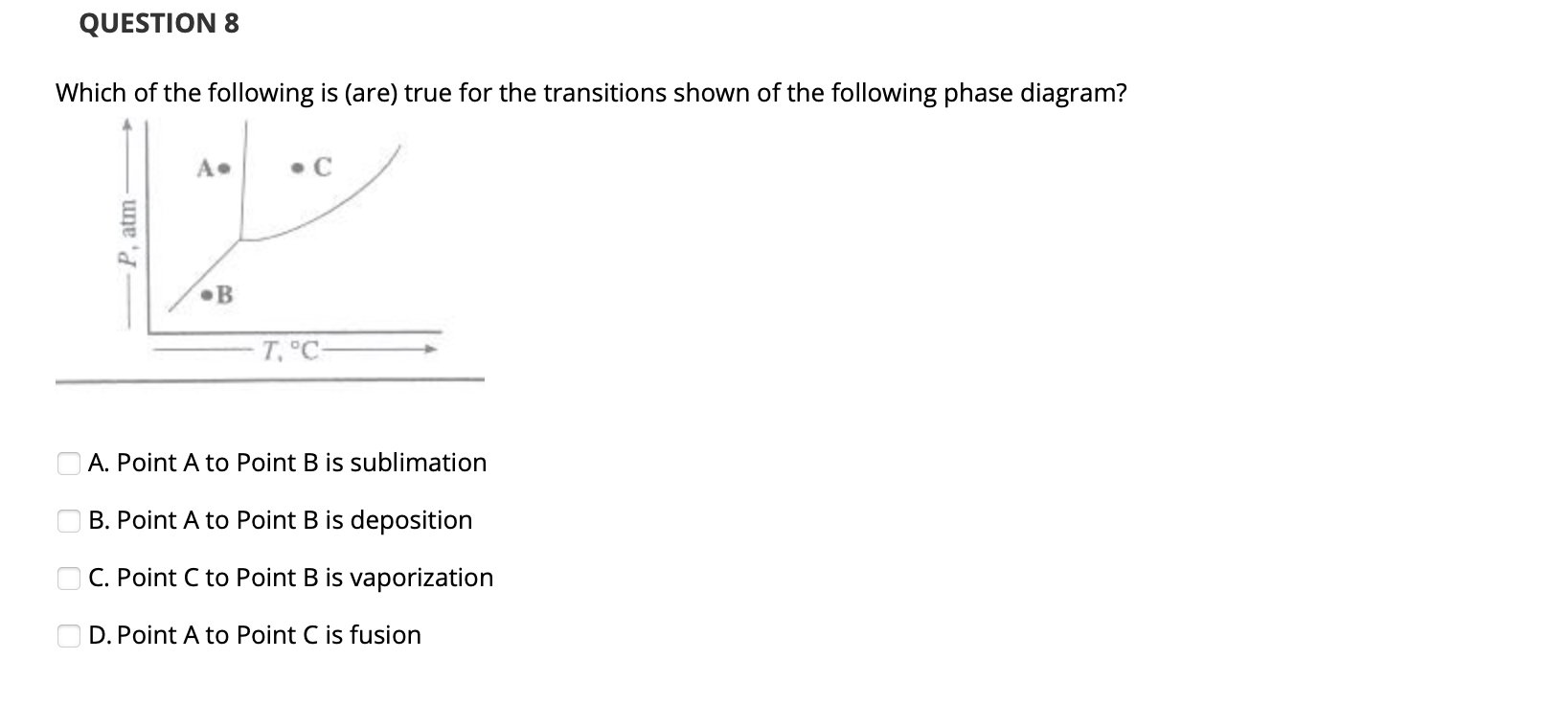 Solved QUESTION 8 Which of the following is (are) true for | Chegg.com