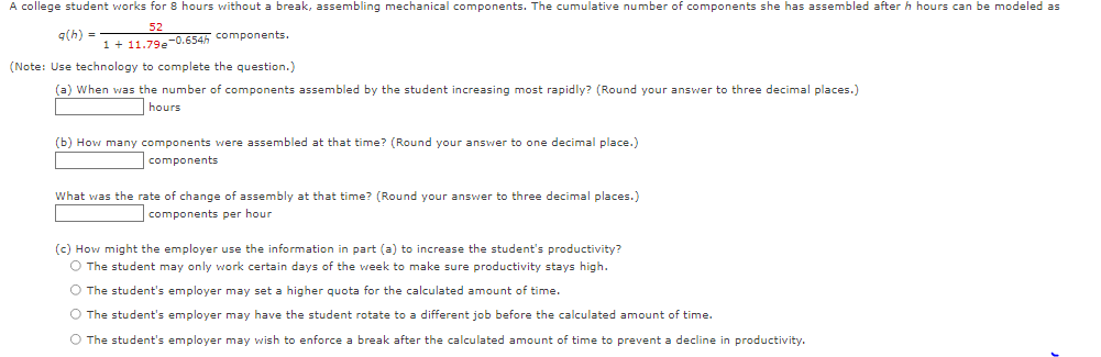 solved-a-college-student-works-for-8-hours-without-a-break-chegg