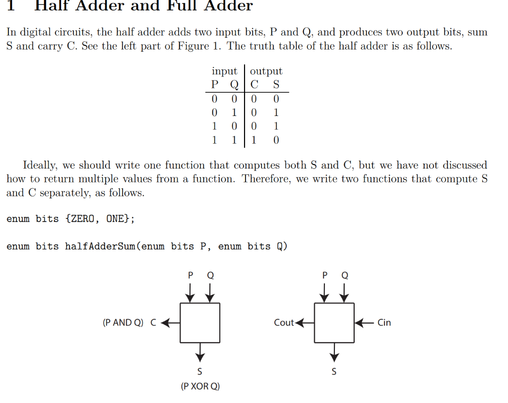 2 bit half adder truth table chegg - bapliberty