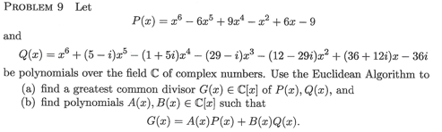 Solved PrOBLEM 9 Let and | Chegg.com