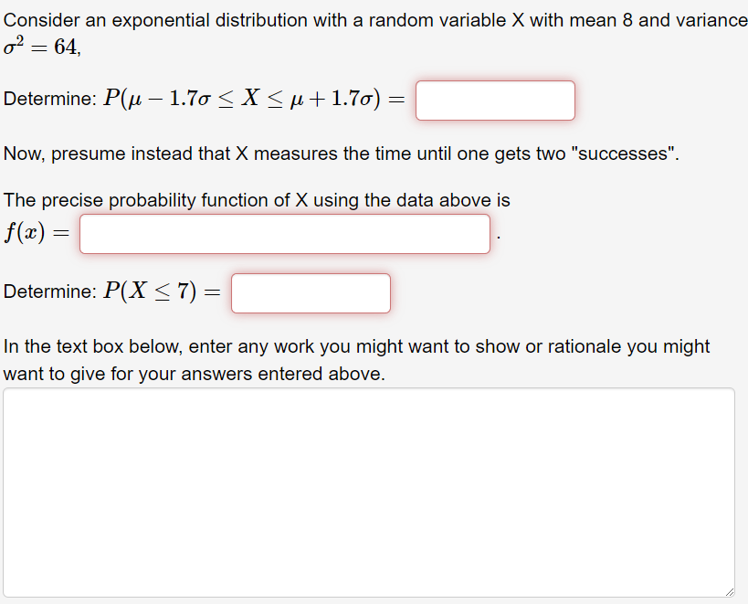 Solved Consider an exponential distribution with a random | Chegg.com