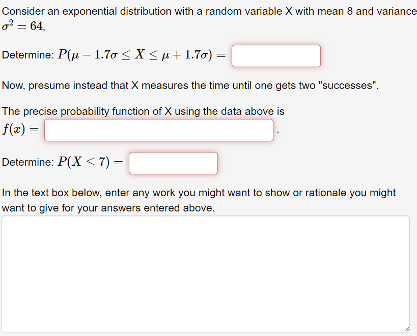 Solved Consider An Exponential Distribution With A Random | Chegg.com