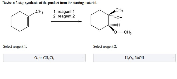 Solved Devise A 2‑step Synthesis Of The Product From | Chegg.com