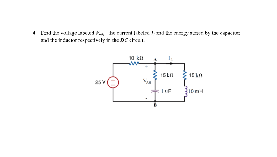 Solved 4. Find the voltage labeled VAR, the current labeled | Chegg.com