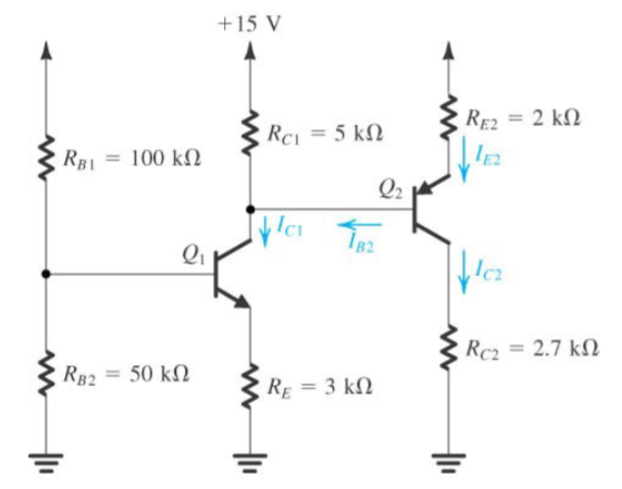 Solved For the circuits below find all transistor voltages | Chegg.com