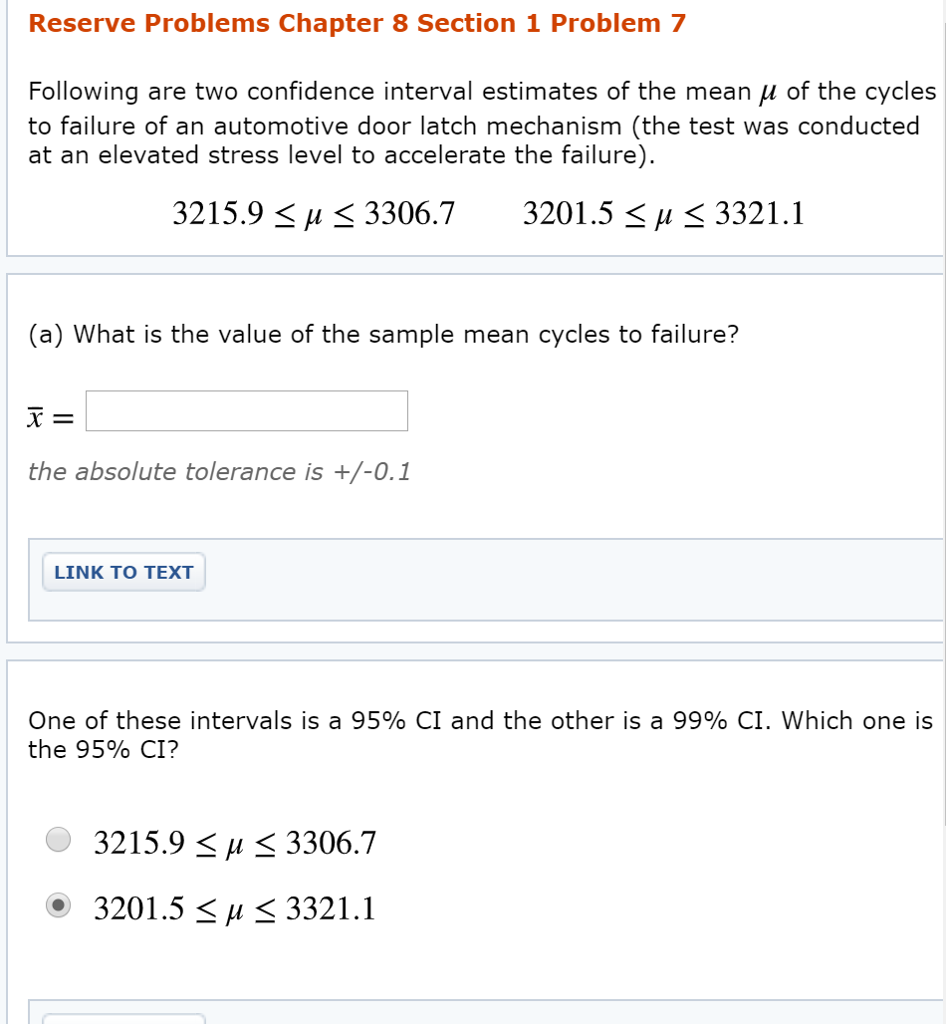 Solved Reserve Problems Chapter 8 Section 1 Problem 7