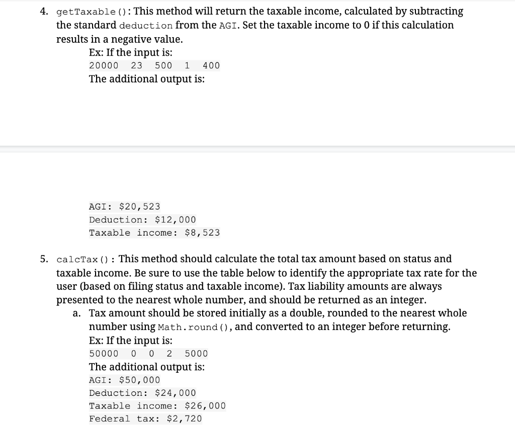 Solved Submission: Calculate Taxes.java Program Description: | Chegg.com