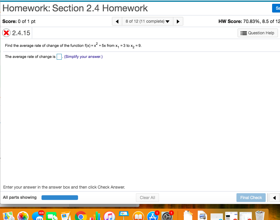 Solved Homework: Section 2.4 Homework Score: 0 Of 1 Pt 8 Of | Chegg.com