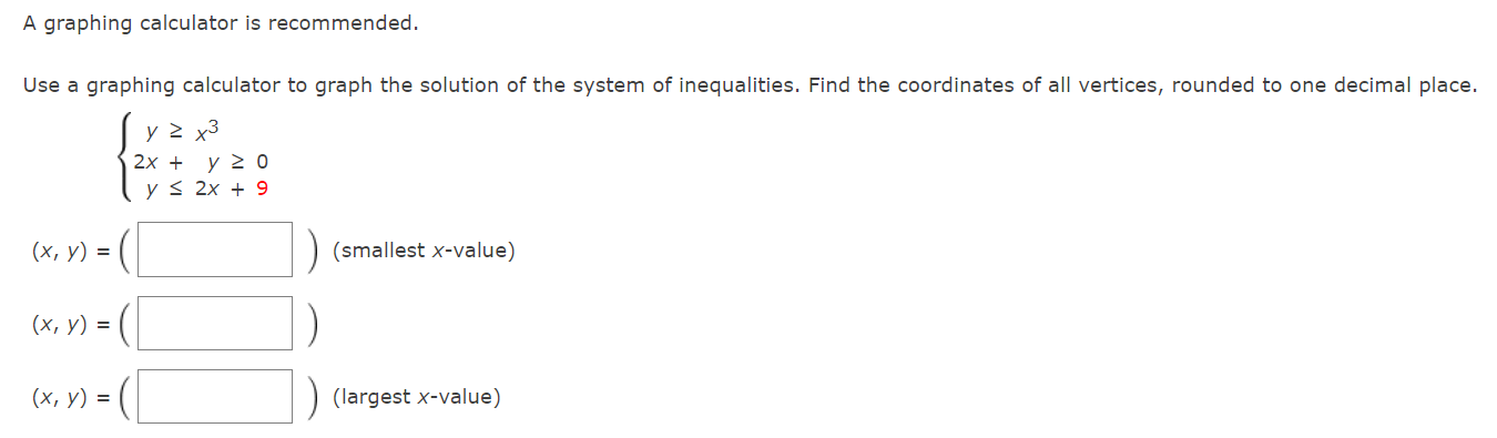 Solved A graphing calculator is recommended. Use a graphing | Chegg.com