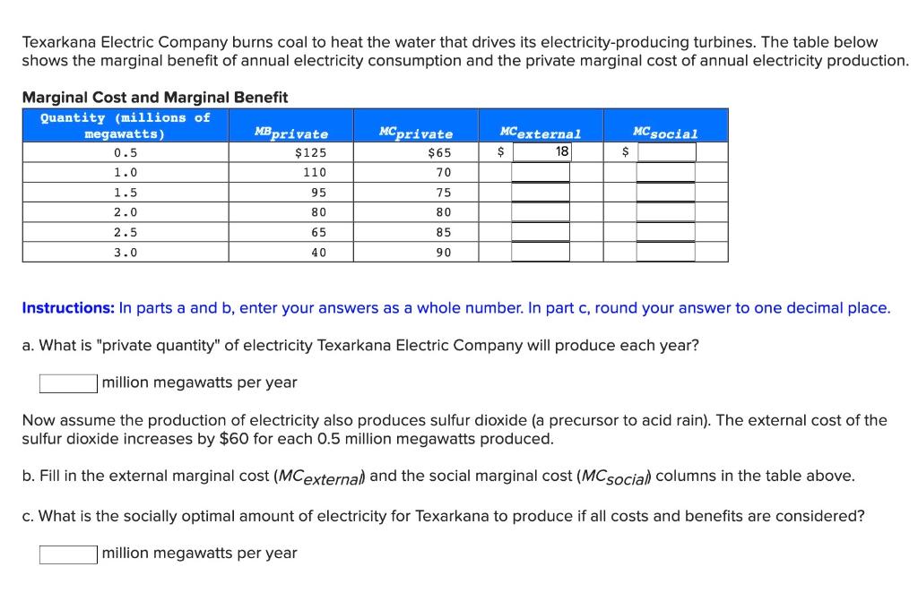 Texarkana Electric Company burns coal to heat the