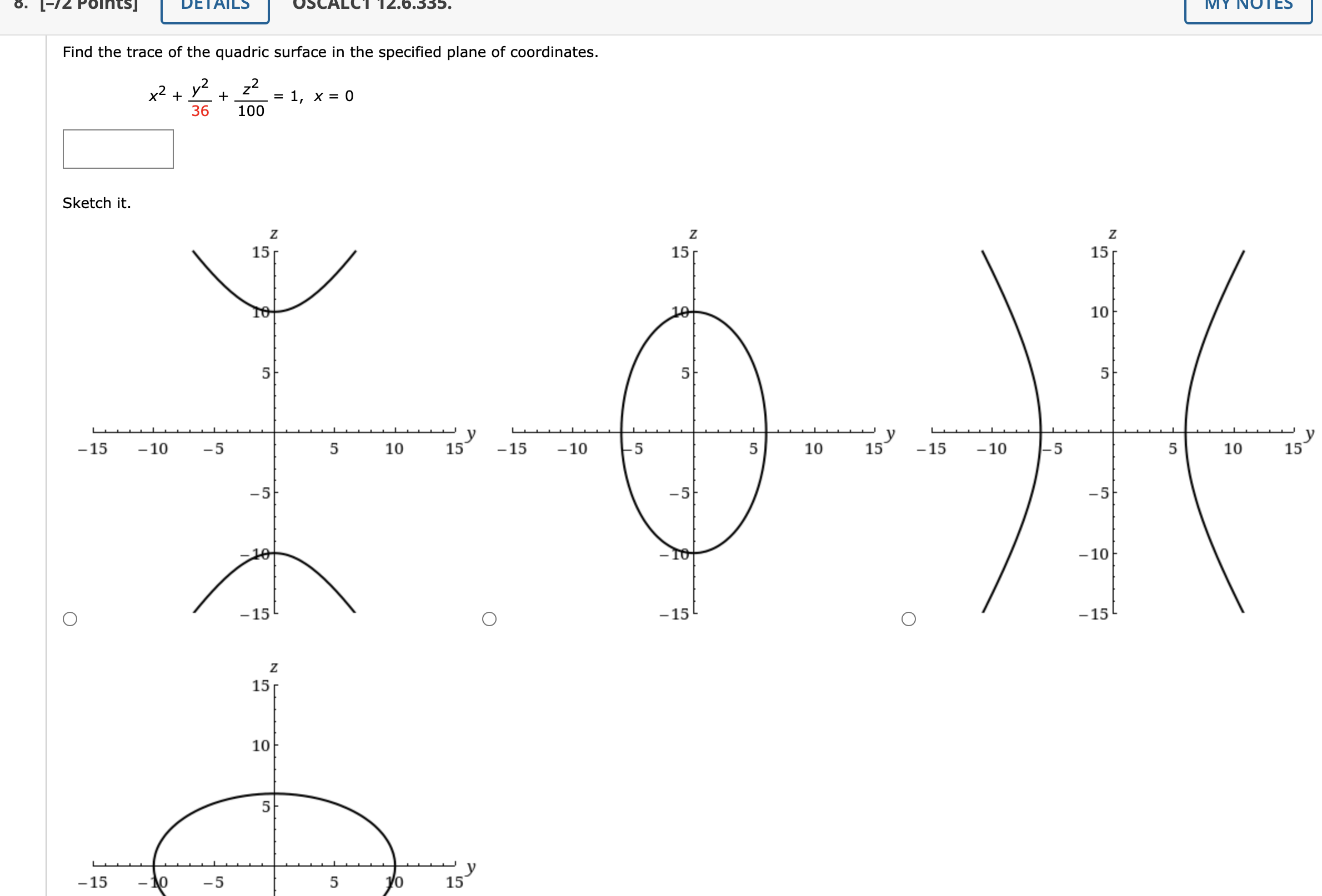 solved-find-the-trace-of-the-quadric-surface-in-the-chegg