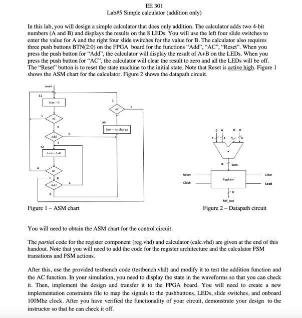 SOLVED YOUR ASSIGNMENT DESIGN A SIMPLE ADDITION CALCULATOR visual data 5