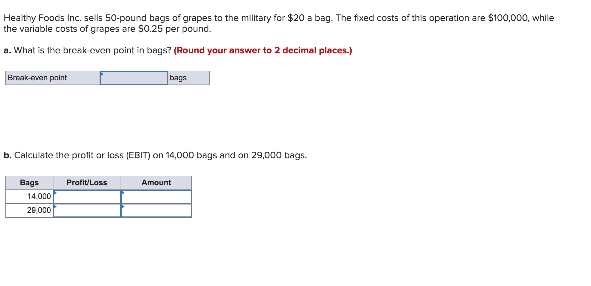 Healthy Foods Inc Sells 50 Pound Bags Of Grapes To Chegg 