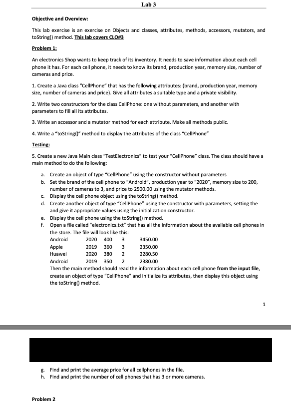 Solved Lab 3 Objective And Overview This Lab Exercise Is An 4493