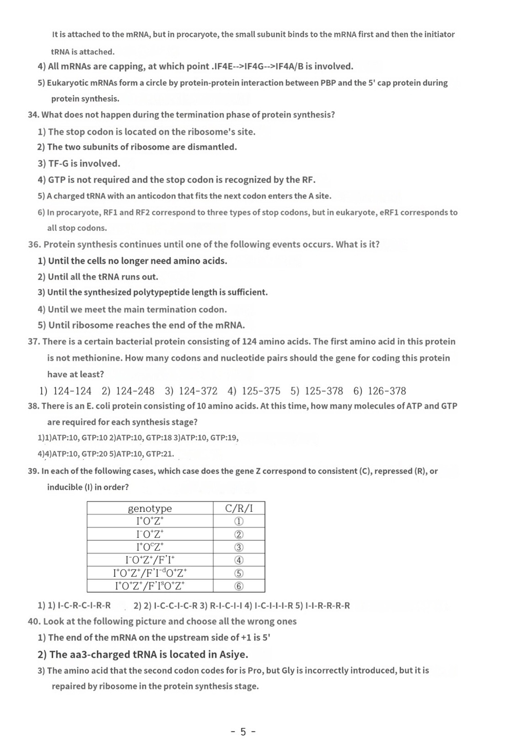 Solved 14. Choose all forms of genetic information that are | Chegg.com