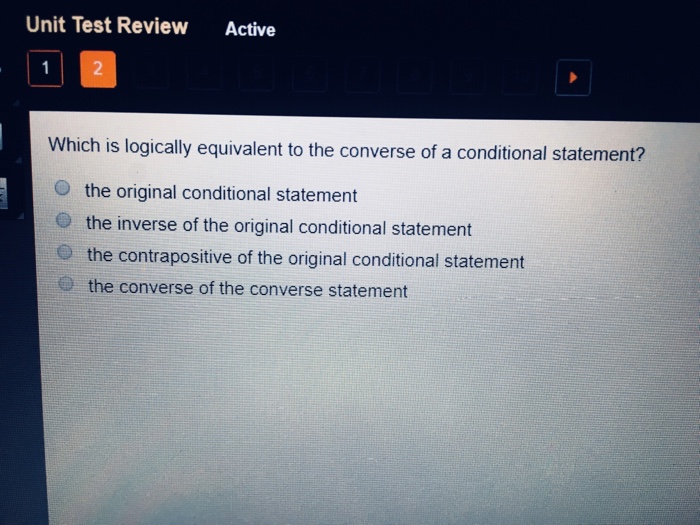 Solved Unit Test Review Active 2 Which is logically