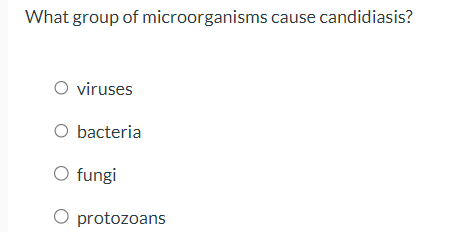 What group of microorganisms cause | Chegg.com