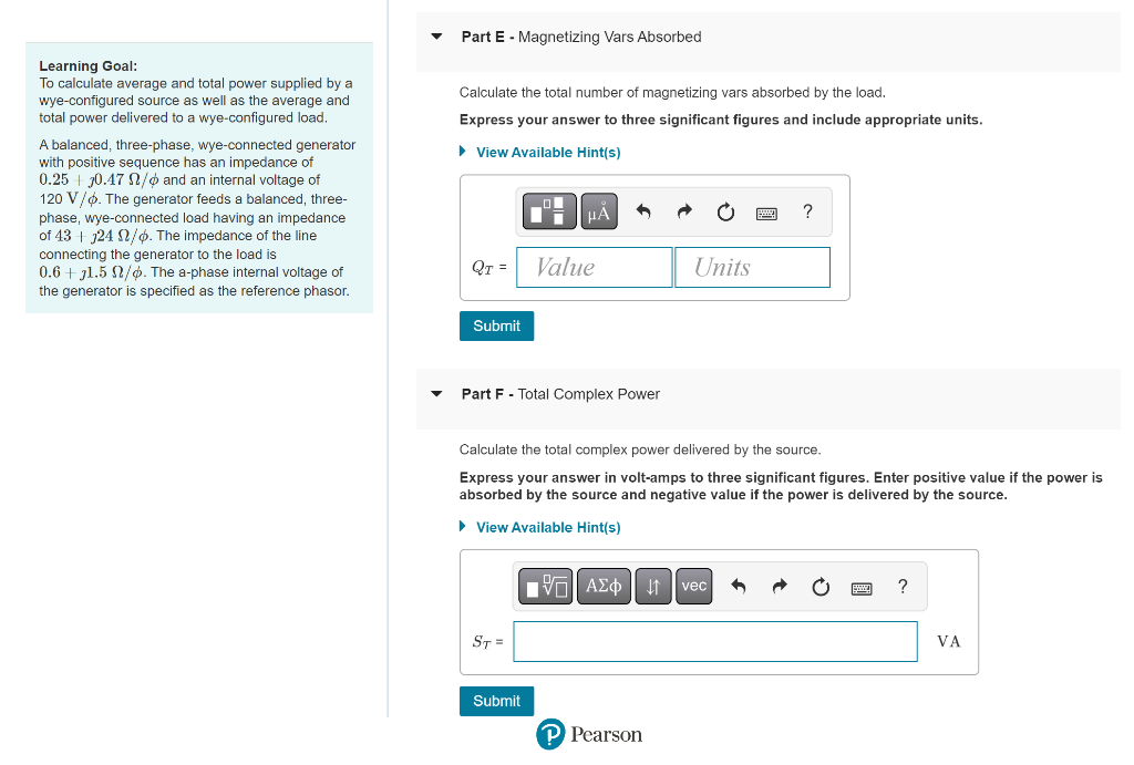 Solved Learning Goal To calculate average and total power
