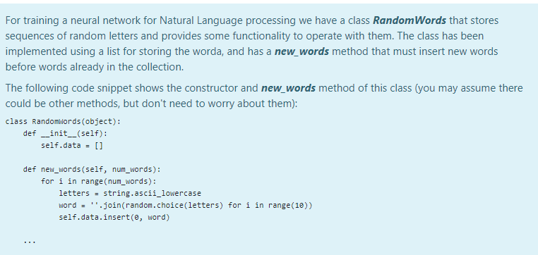Solved As part of our restaurant simulation we need to | Chegg.com