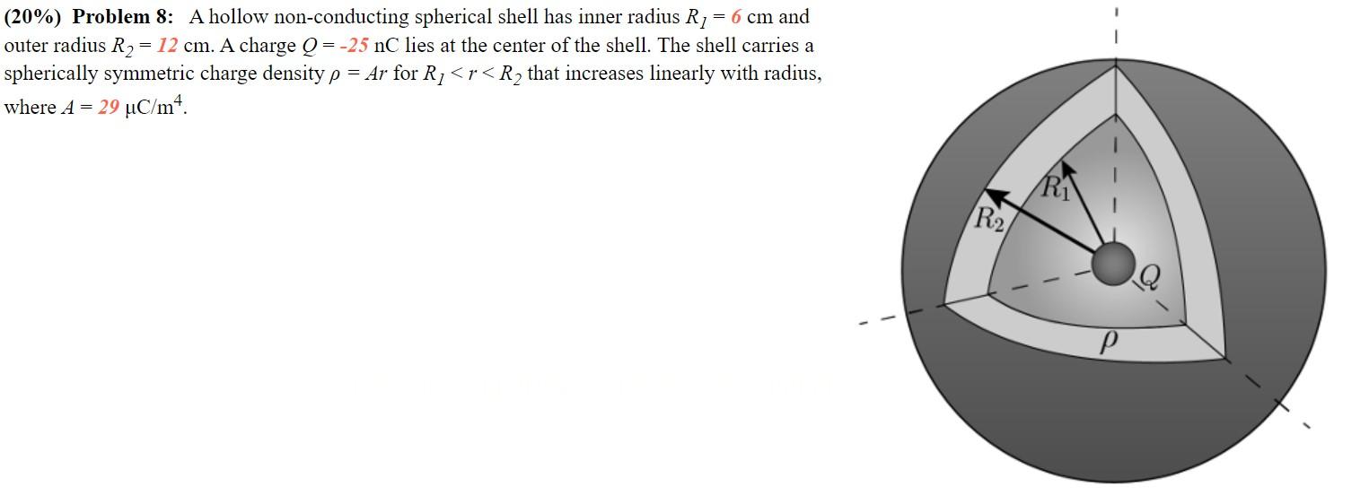 Solved $25% Part (c) What is the radial electric field at | Chegg.com