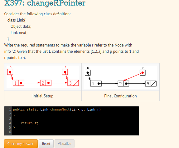 incompatibleclasschangeerror: the method ' Images... Solved X397: changeRPointer Consider the following class | Chegg.com