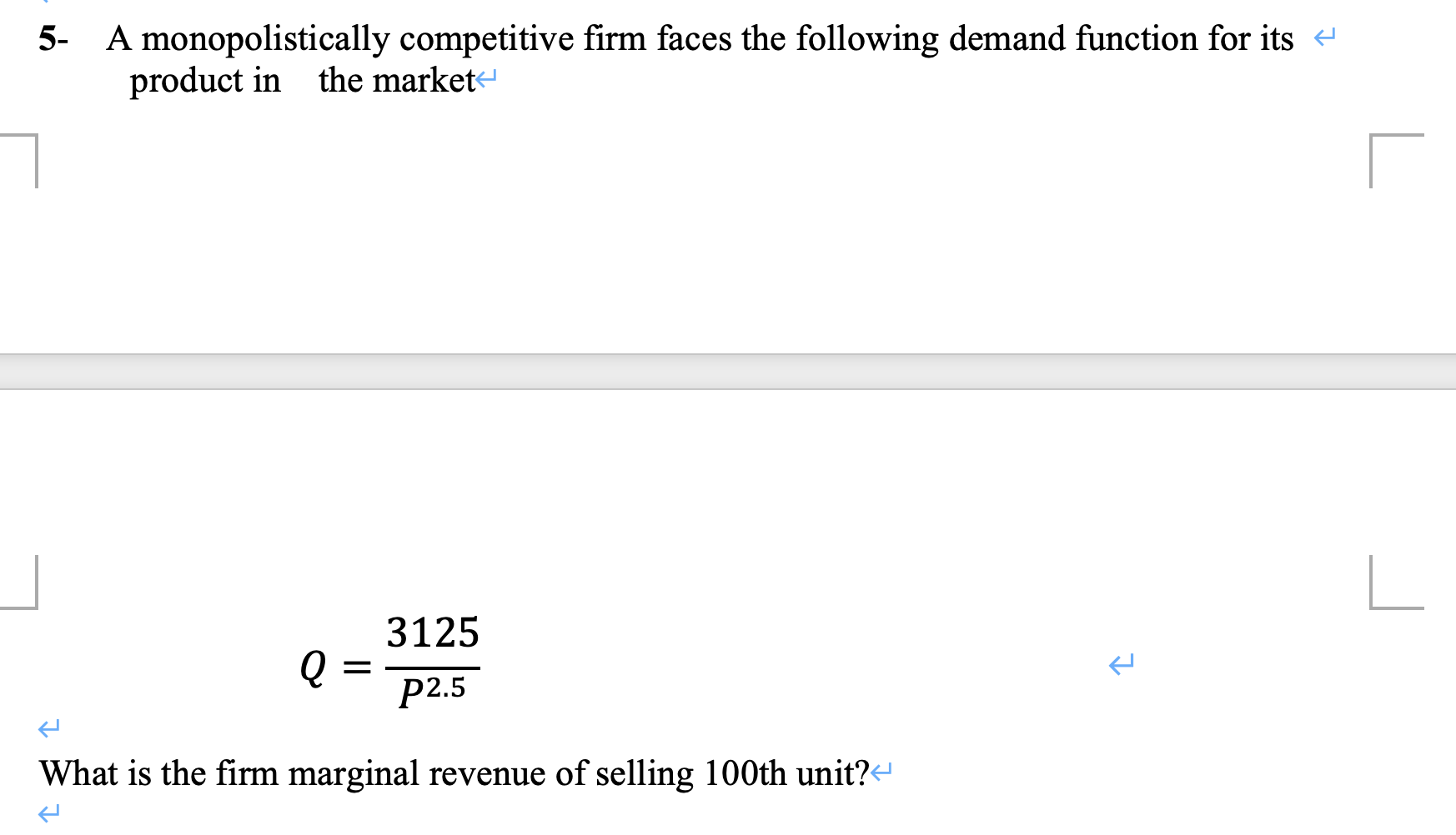 Solved 5- A Monopolistically Competitive Firm Faces The | Chegg.com