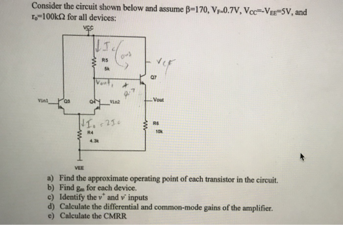 Solved Consider the circuit shown below and assume | Chegg.com