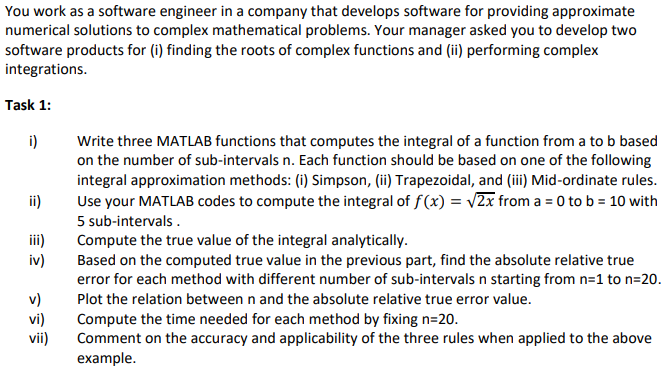 Solved You Work As A Software Engineer In A Company That | Chegg.com