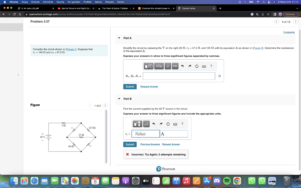 Solved Consider the circuit shown in (Figure 1). Suppose | Chegg.com