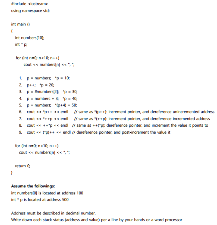 Solved #include using namespace std; int main | Chegg.com