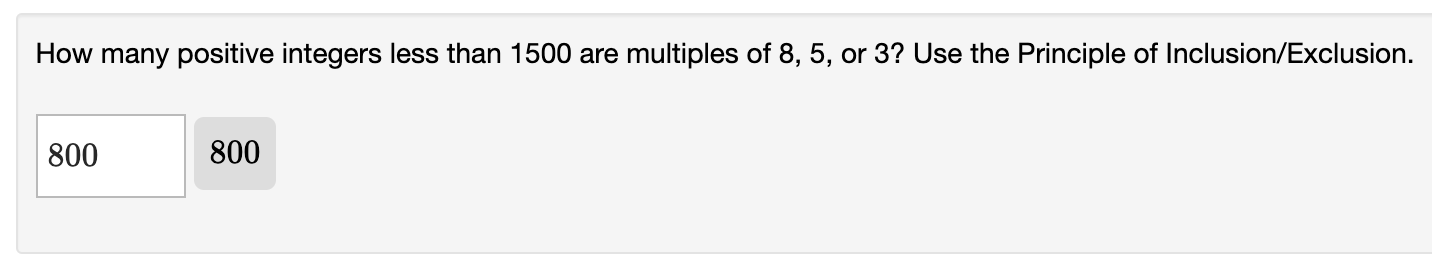 Solved How many positive integers less than 1500 are | Chegg.com