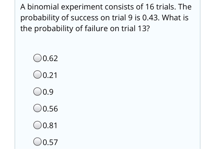 binomial experiment practice problems