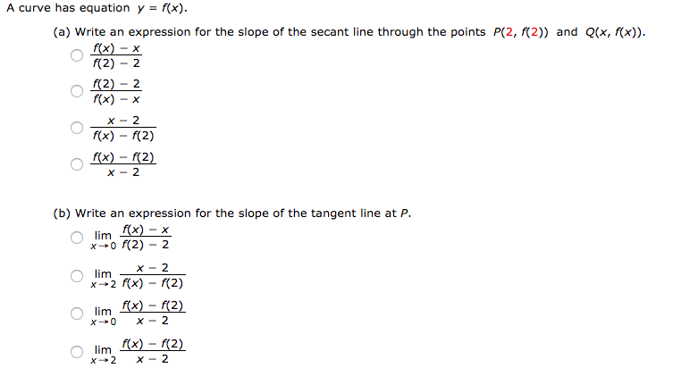 A Curve Has Equation Y F X A Write An Chegg Com