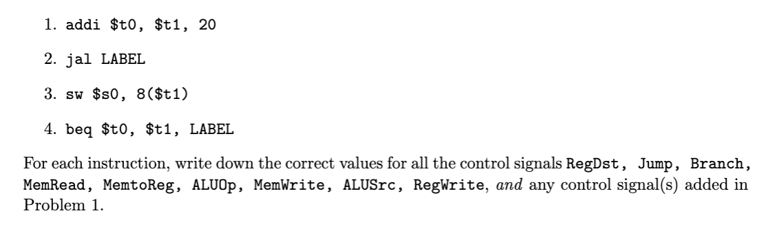 Solved Consider the execution of the following instructions | Chegg.com
