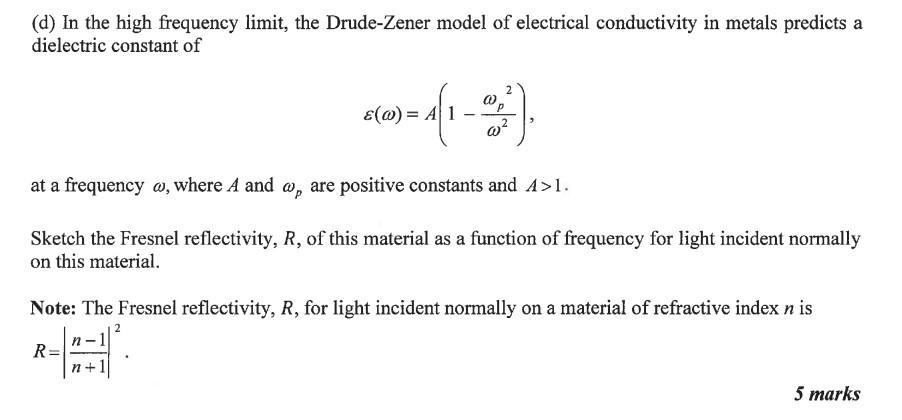 Solved Dear Expert ,Please Answer This Solid State Physics | Chegg.com