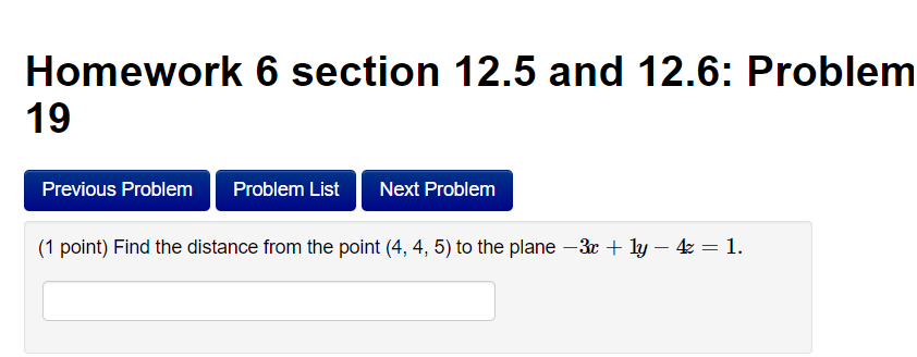 Solved Homework 6 section 12.5 and 12. 15 Previous Problem | Chegg.com