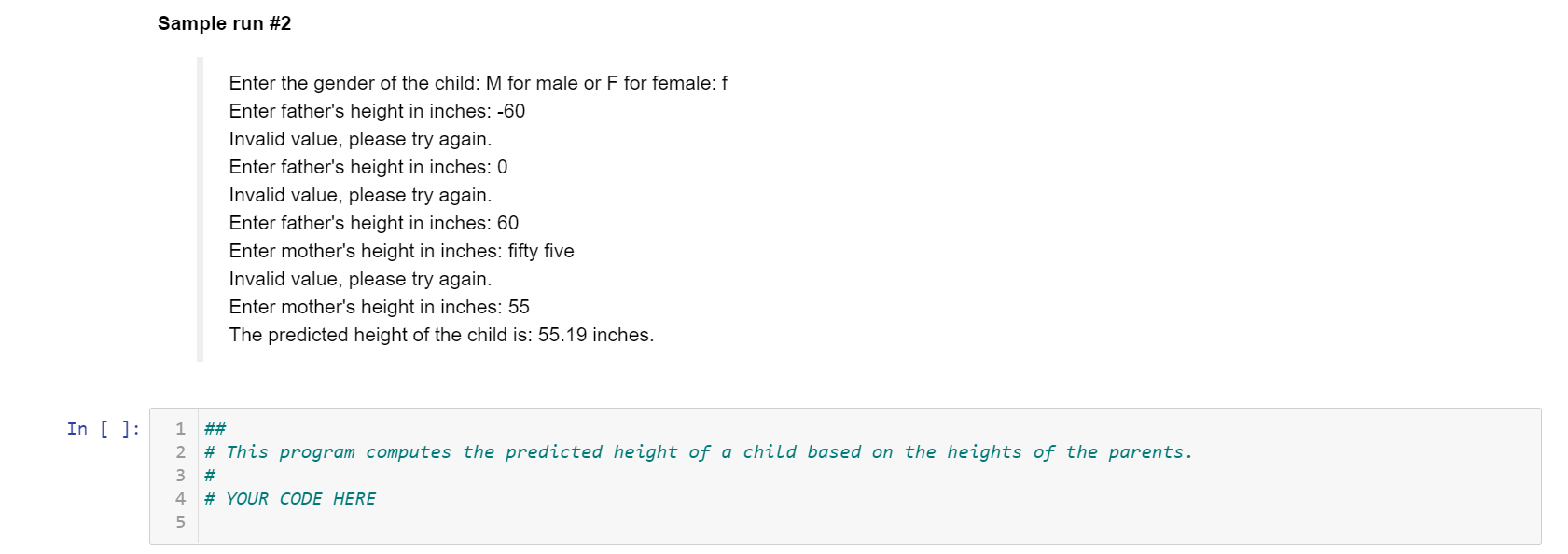 Solved 'solve by using python' Note: You should write | Chegg.com