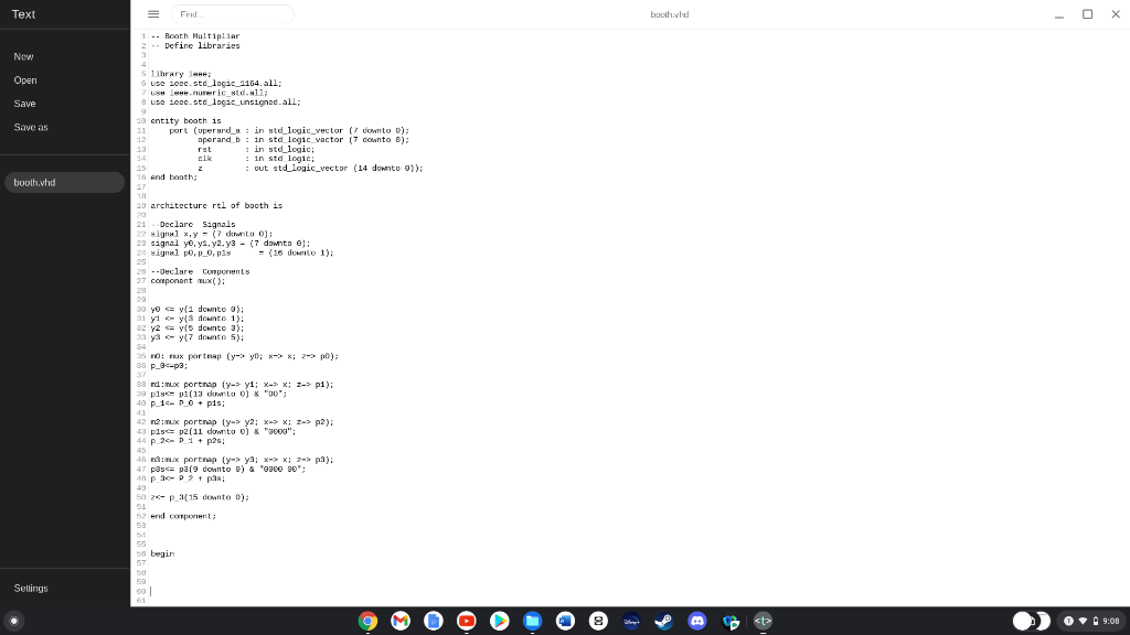 Solved i have this code i'm working on using booth algorithm | Chegg.com