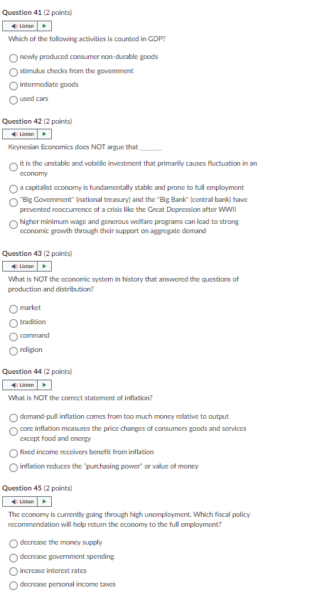 Solved Which of the following activities is counted in GDP? | Chegg.com