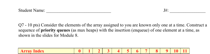 Solved Array: 36, 7, 28, 45, 44, 50,48, 6, 26, 9, 49, 32 | Chegg.com