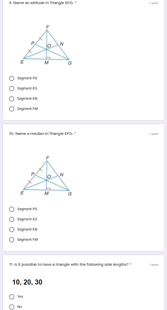 5 Special Lines in a Triangle. Altitude, median, and the three