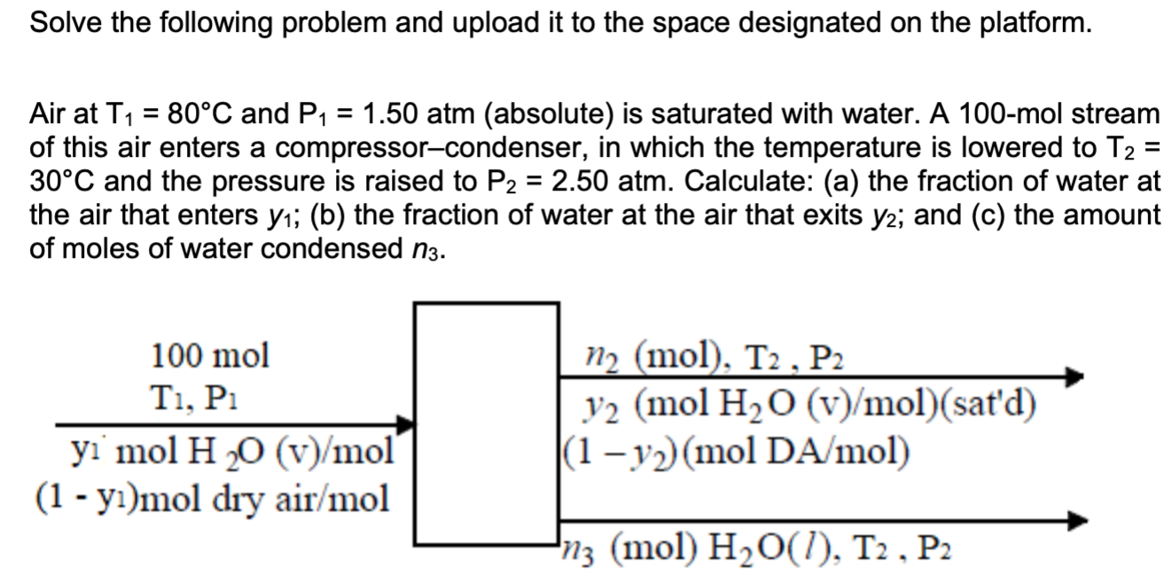 Solved Solve the following problem and upload it to the | Chegg.com